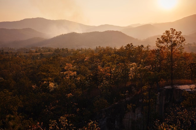 Pai Canyon Kong Lan à Mae Hong Son dans le nord de la Thaïlande