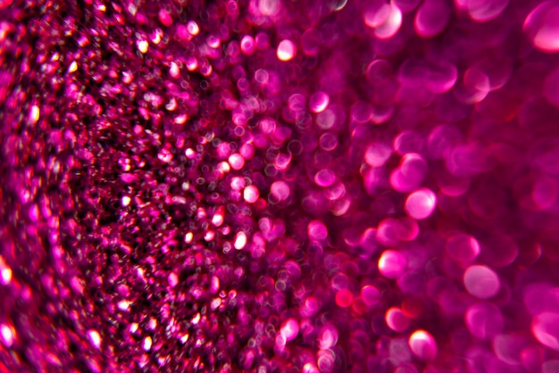 Paillettes brillantes roses