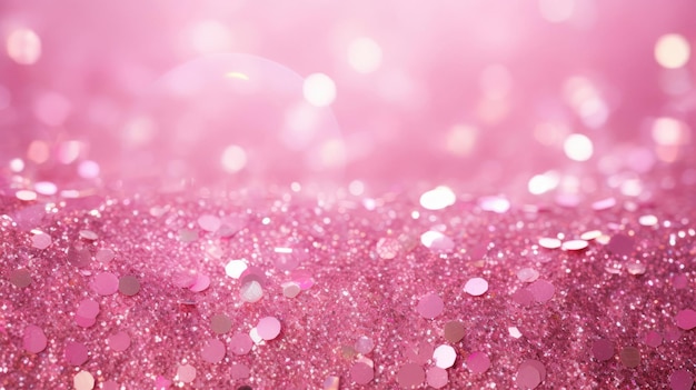 Les paillettes roses sont un excellent moyen d'ajouter une touche d'éclat à votre maison.