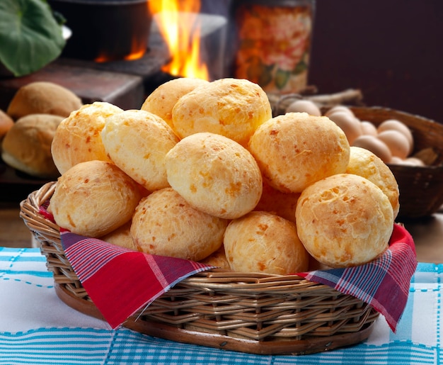 Pain au fromage à grignoter brésilien