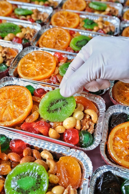 Pain aux fruits pour le festival de Noël