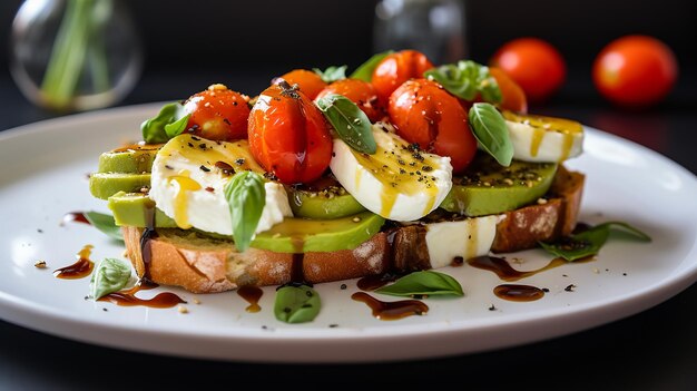 Pain à l'avocat et à la mozzarella