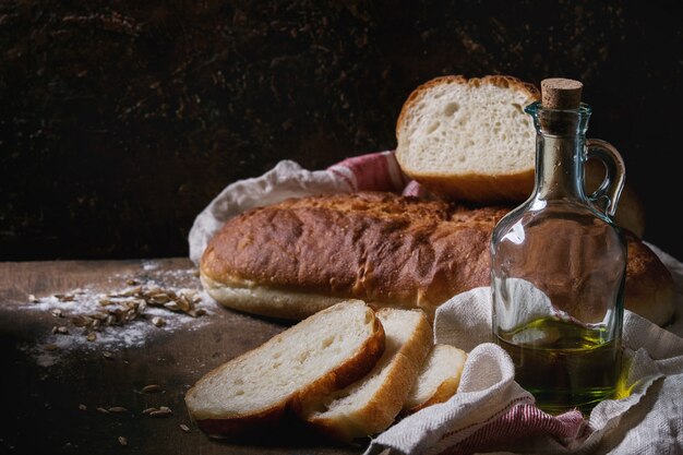 Pain de blé blanc fait maison