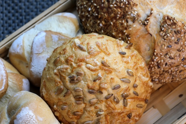 Pain de blé fait maison cuit