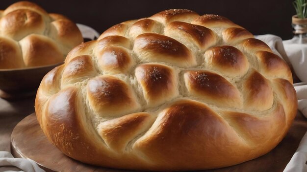 Le pain de challah rond