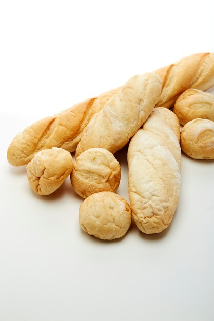 Pain sur fond blanc