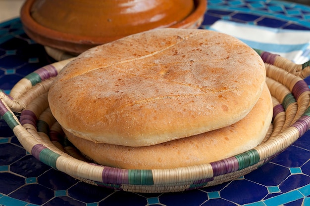 Pain marocain et tajine