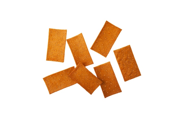 Pain de seigle croustillant Chips au paprika Pain croustillant complet croustillant de seigle