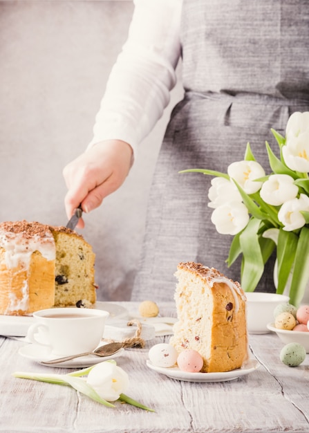 Pain sucré orthodoxe de Pâques