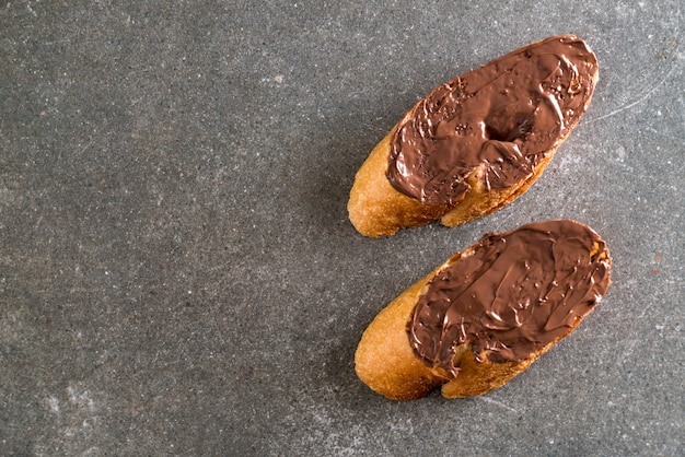 pain à tartiner au chocolat et aux noisettes