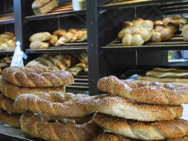 Photo pain à vendre à la boulangerie