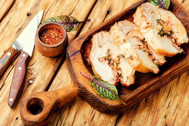 Pain de viande aux herbes.