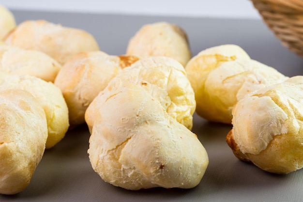 Pains brésiliens au fromage frais Pao de queijo Mise au point sélective