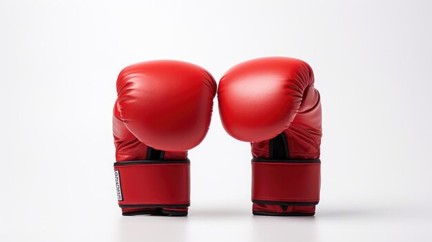 Une paire de gants de boxe rouges