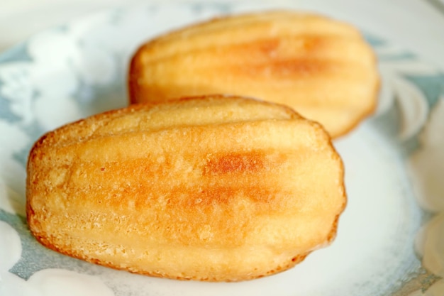 Paire de Gâteaux Petite Madeleine Appétissants