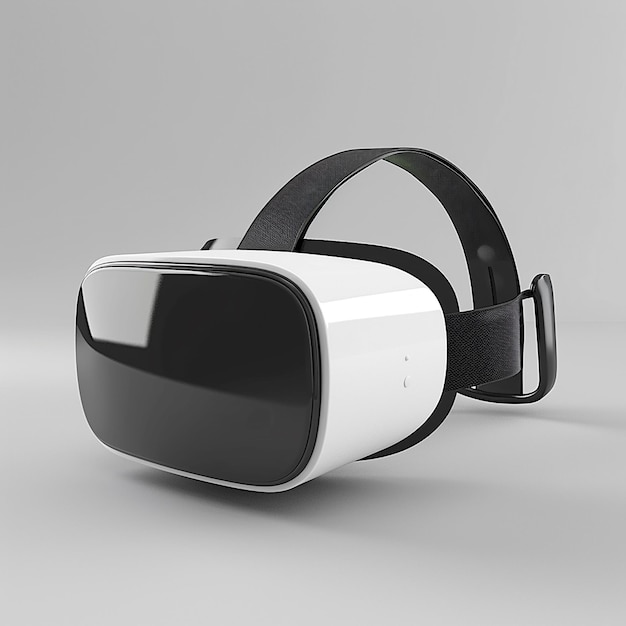 une paire de lunettes de réalité virtuelle avec une sangle en cuir noir