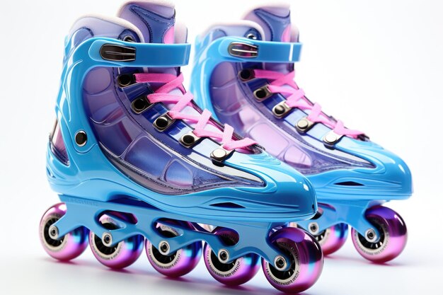 Photo une paire de patins à roulettes assis l'un sur l'autre