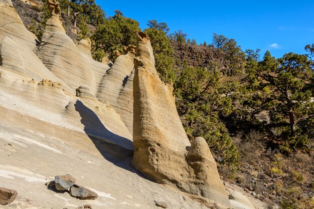 Paisaje Lunar à Tenerife, îles Canaries, Espagne