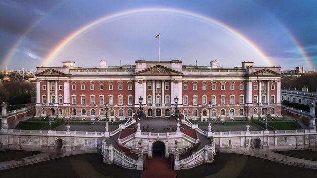 Photo le palais de buckingham dans la ville de londres, en angleterre, au royaume-uni