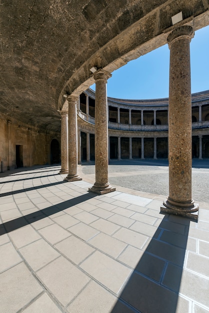 Palais de Charles V à Granda, situé juste à côté de l'Alhambra à Grenade