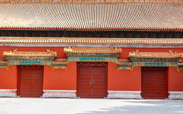 Palais de la Cité Interdite avec portes