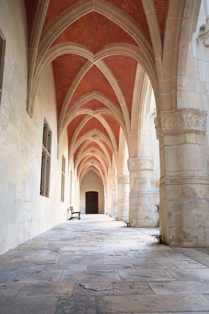 Palais des ducs de Lorraine entrée du musée de Nancy France architecture voûte médiévale