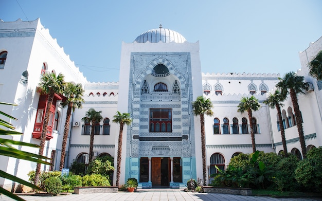 Palais Dulber à Koreiz près de Yalta en Crimée. Palais de style oriental