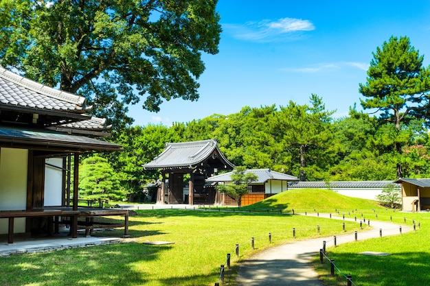 Palais impérial de Kyoto, villa de jardin zen, Japon