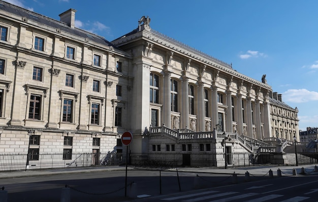 Le palais de justice de l'île de Cité Paris France
