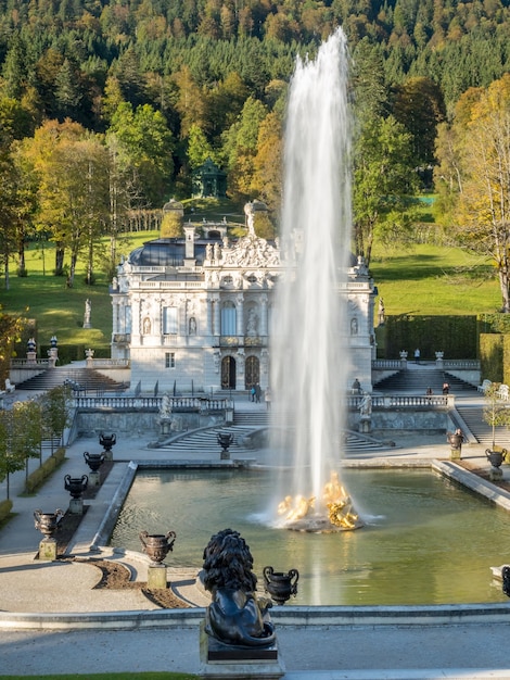 Photo palais de linderhof à ettal allemagne