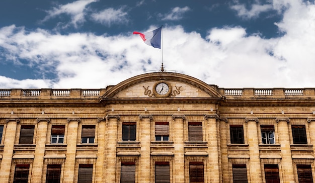 Photo palais rohan, l'hôtel de ville de bordeaux en france