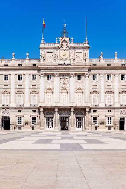 Le Palais Royal de Madrid ou Palacio Real de Madrid est la résidence officielle de la famille royale espagnole à Madrid, Espagne