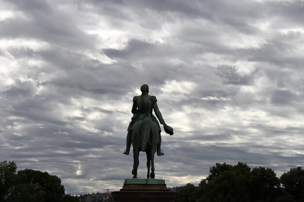 Palais royal de la ville d'Oslo en Norvège