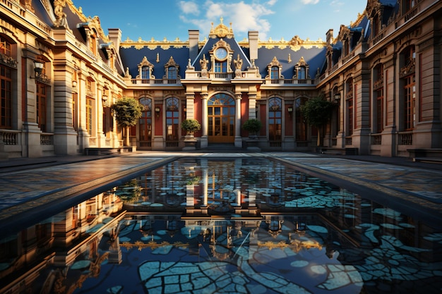 Le palais de Versailles à Paris, en France