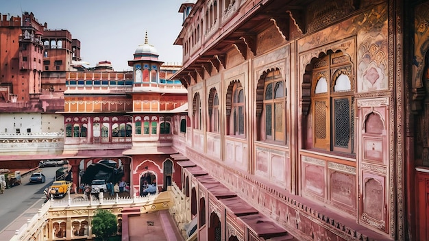 Le palais de la ville de Jaipur au Rajasthan, en Inde