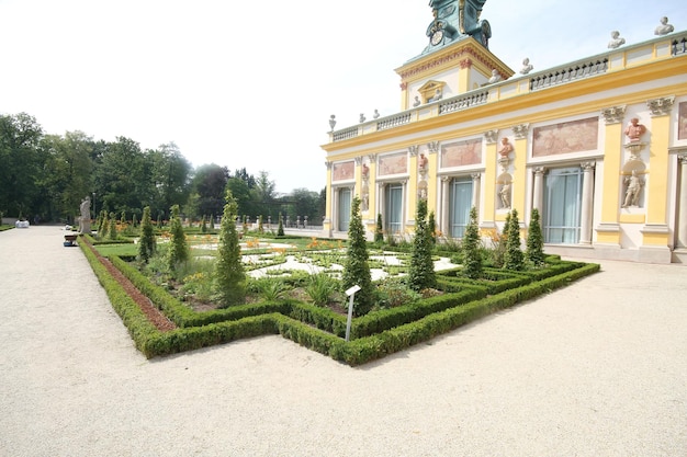 Palais de Wilanow dans la ville de Varsovie Pologne