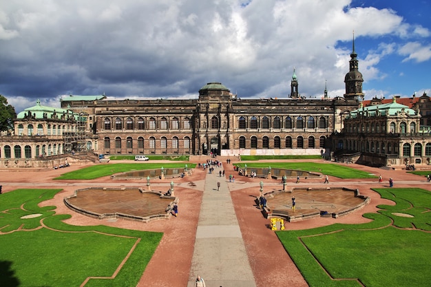 Palais Zwinger à Dresde, Saxe Allemagne