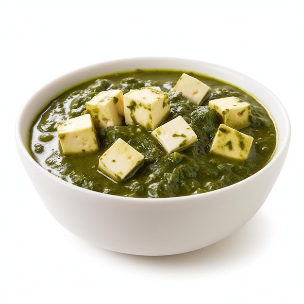 palak paneer curry de légumes