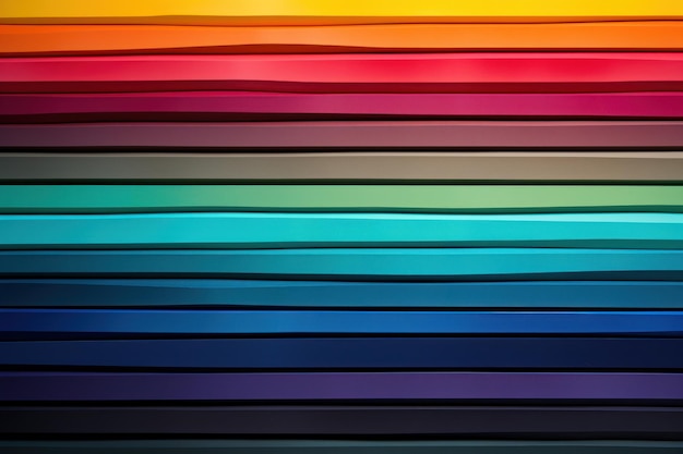 Photo palette de couleurs étendue générée par l'ia
