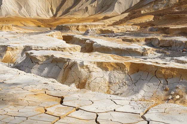 La palette desséchée de la terre