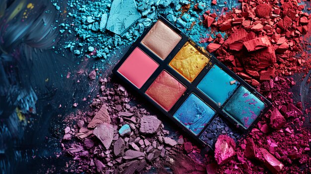 Une palette luxueuse d'ombre-yeux anti-vieillissement