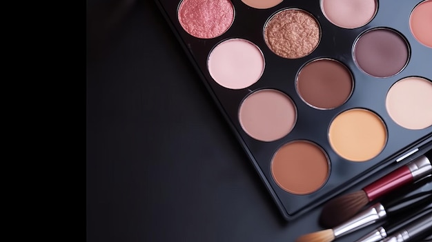 Palette de maquillage Illustration Générative AIxD