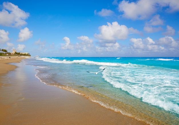 Palm Beach beach, côte, Floride, nous