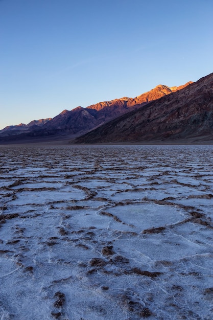 Pan de sel au Badwater Basin Death Valley National Park