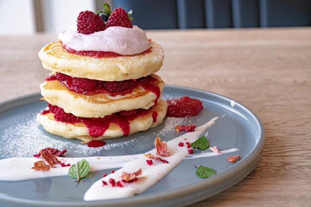 Des pancakes susceptibles d'être populaires sur Instagram