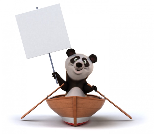 Panda amusant