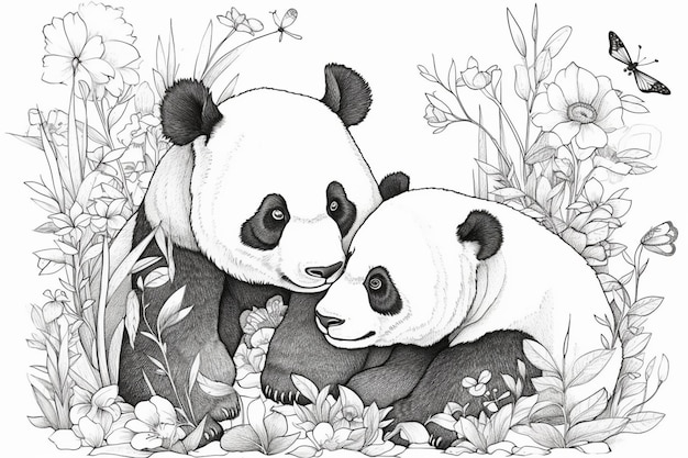 Pandas à l'état sauvage - photo #