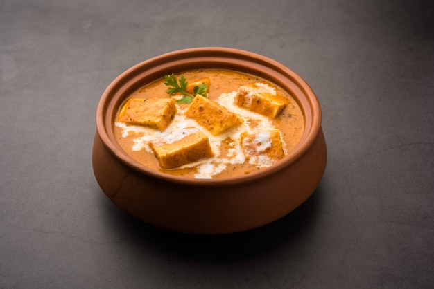 Paneer Beurre Masala ou Fromage Cottage Curry