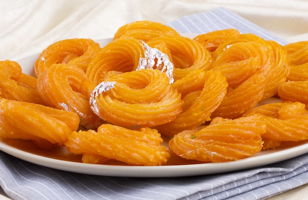 Paneer Jalebi Indian Sweet Food