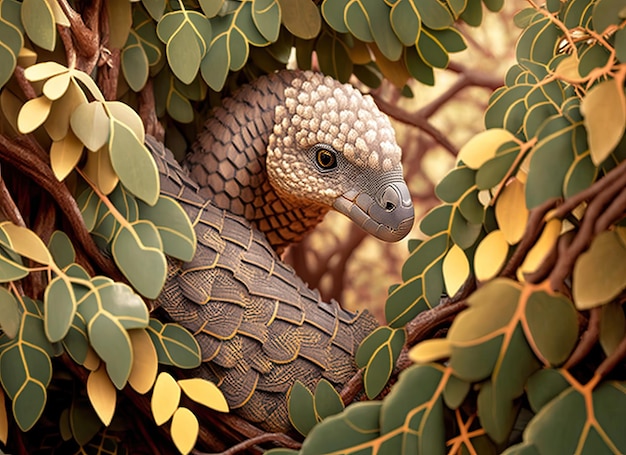 Pangolin arboricole d'Afrique